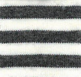 Charcoal & Natrual, 4mm stripe